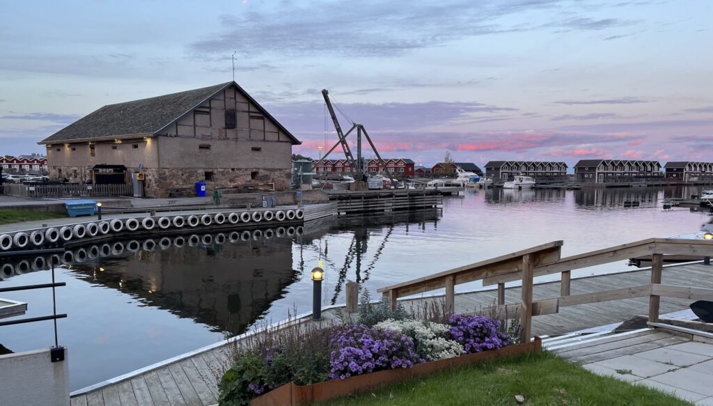 Stenmagasinet i Sunnanå under sommaren